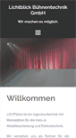 Mobile Screenshot of lichtblick-buehnentechnik.de